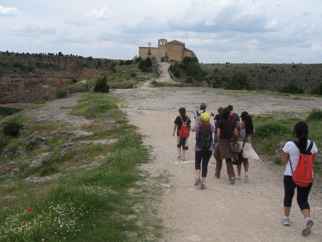  Group hiking 